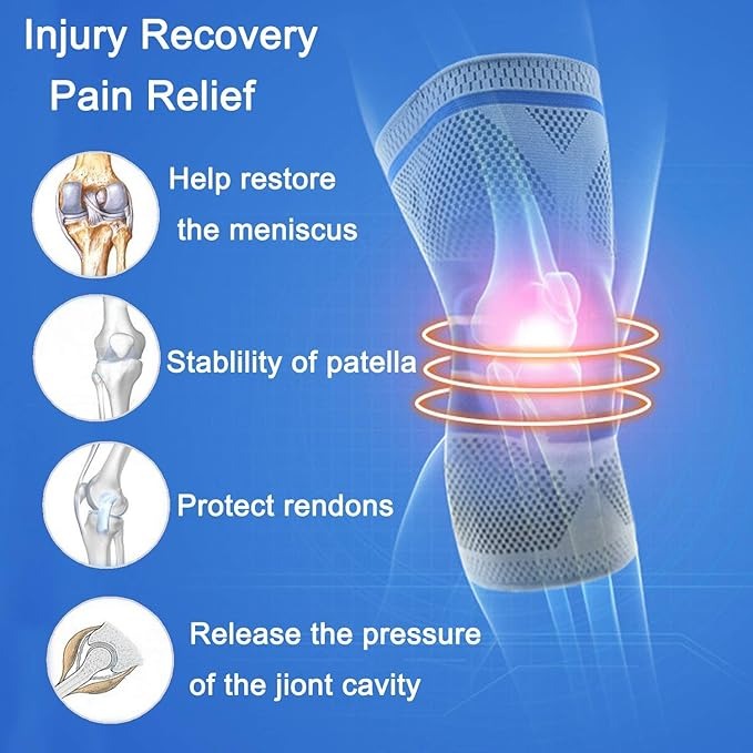 🦵 Medical Grade Knee Brace – Compression Sleeve for Support & Recovery 💪